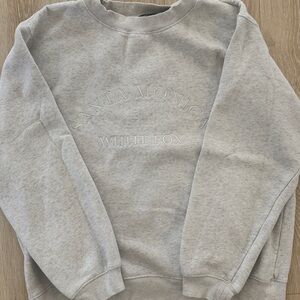 White fox Santa Monica Crewneck Sweatshirr